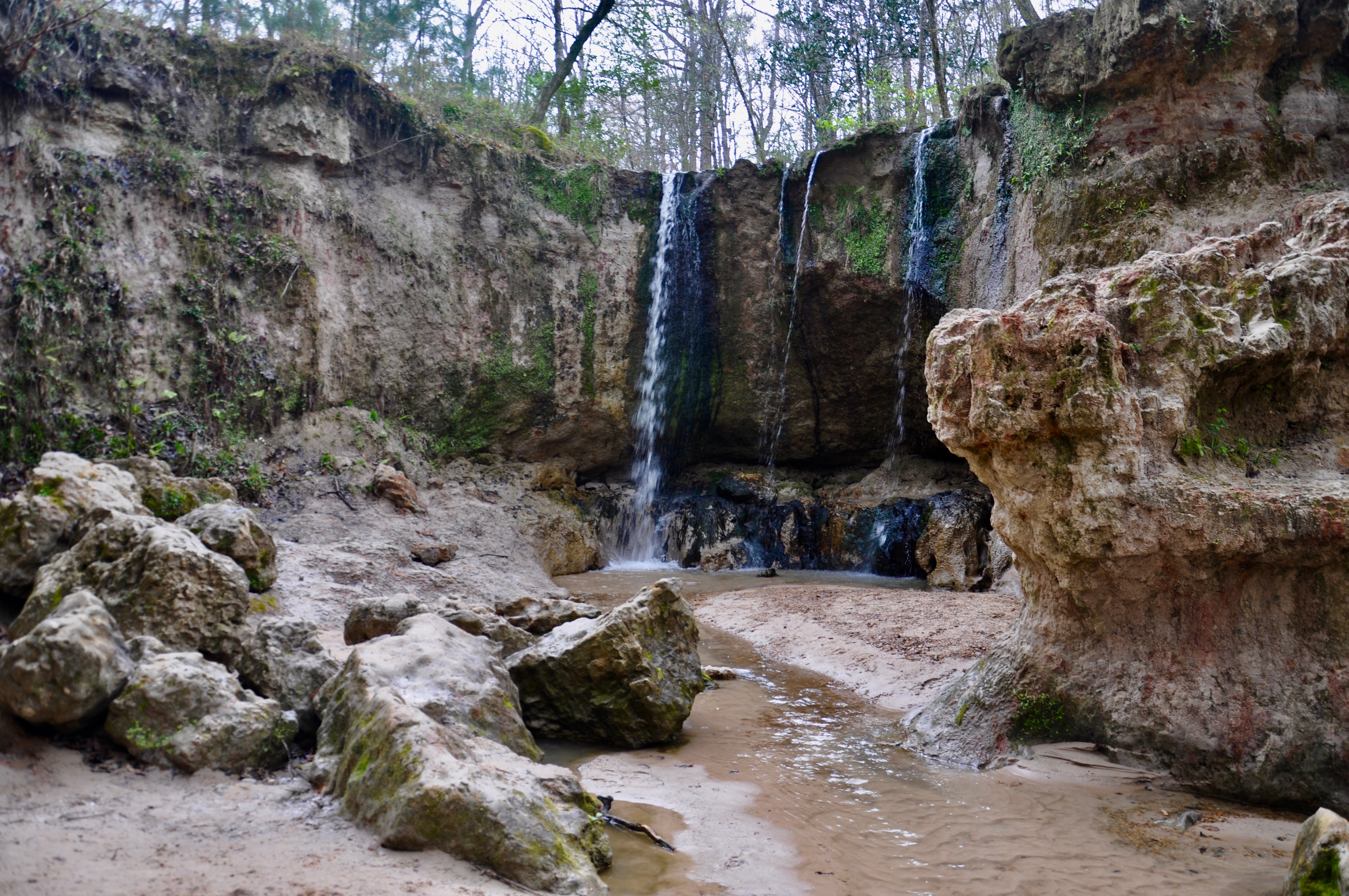 Waterfall at Clark Creek Natural Area 