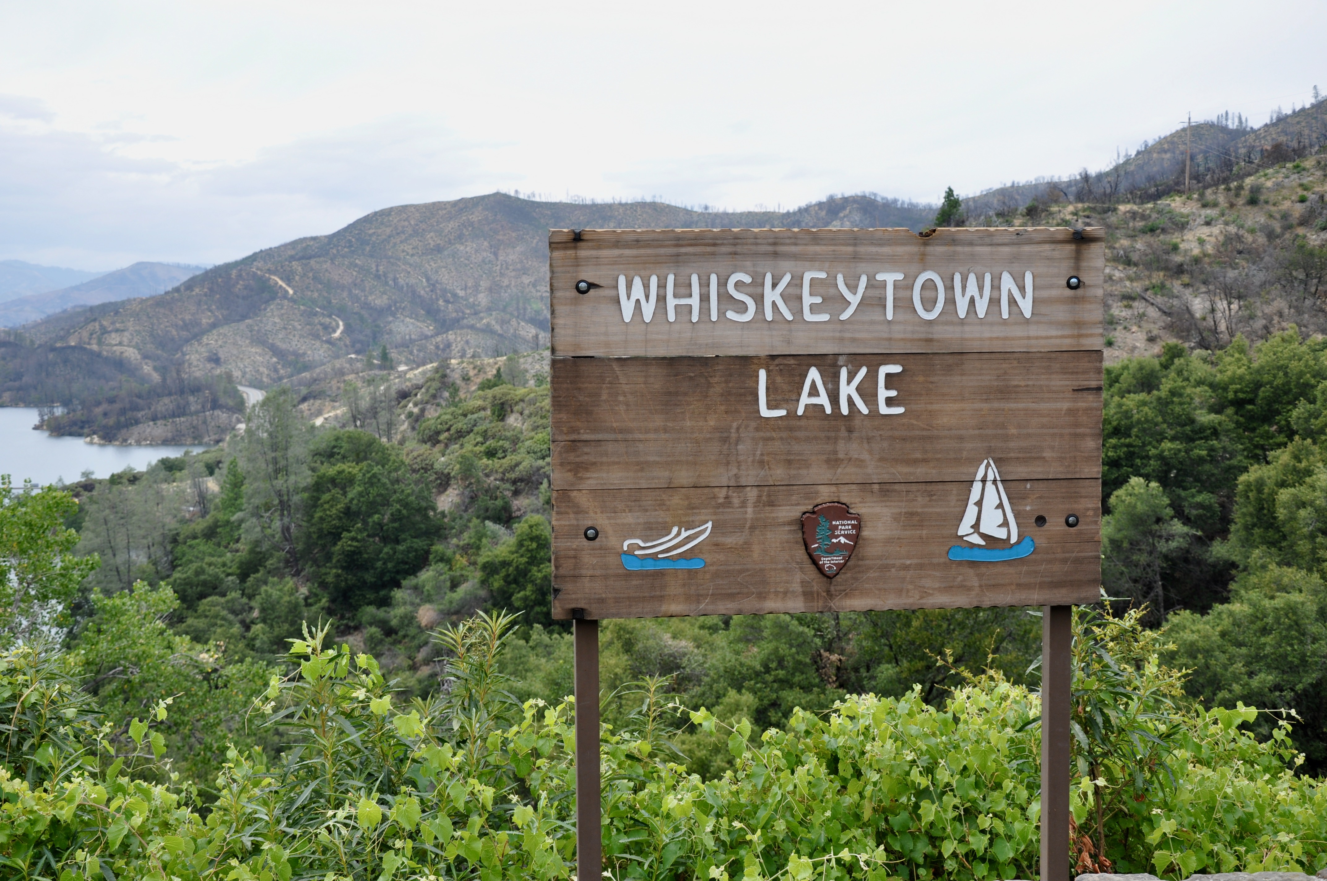 Whiskeytown Lake in northern California