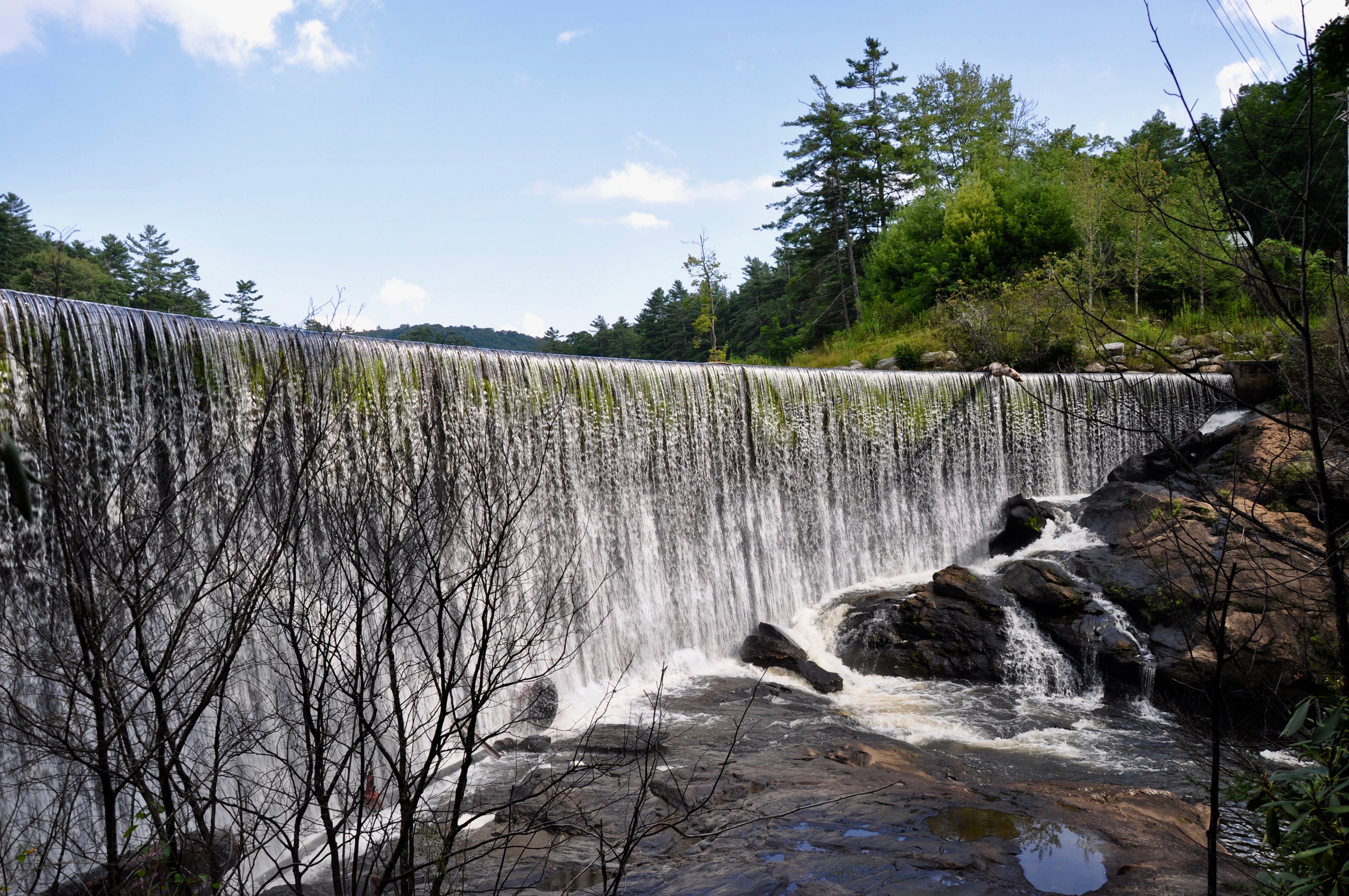 Sequoyah Falls in HIghlands, North Carolina